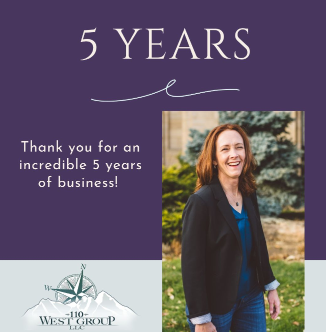 Five Year Anniversary | 110 West Group | Cynthia Farrell